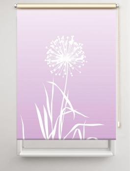 Rollo Allium 24 flieder, Rollo, Motivrollo, Rollo mit Druck, Fotorollo, bedrucktes Rollo, Fensterrollo,verdunkelndes Rollo, Sonnenschutz Rollo